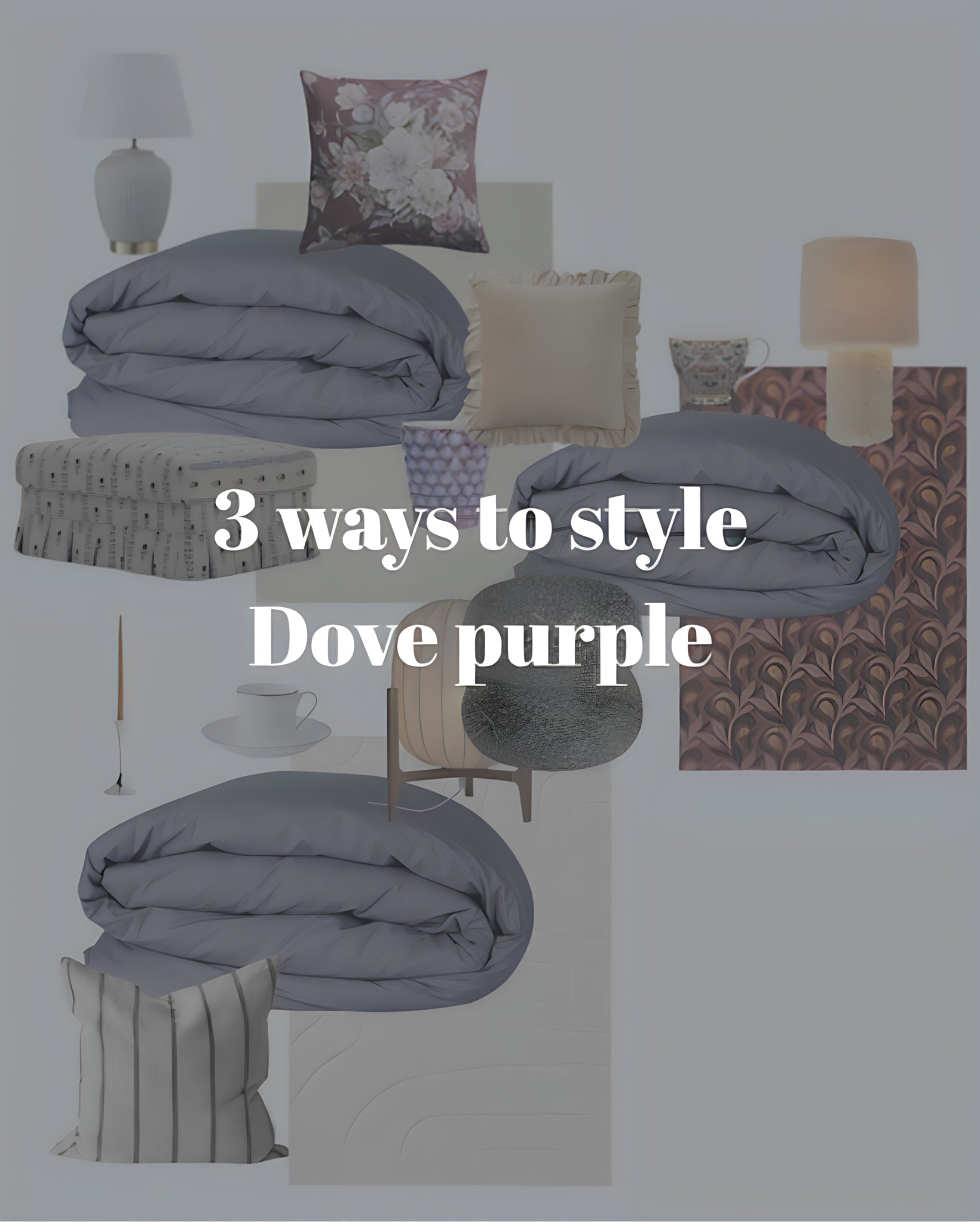 3 sätt att matcha Dove Purple