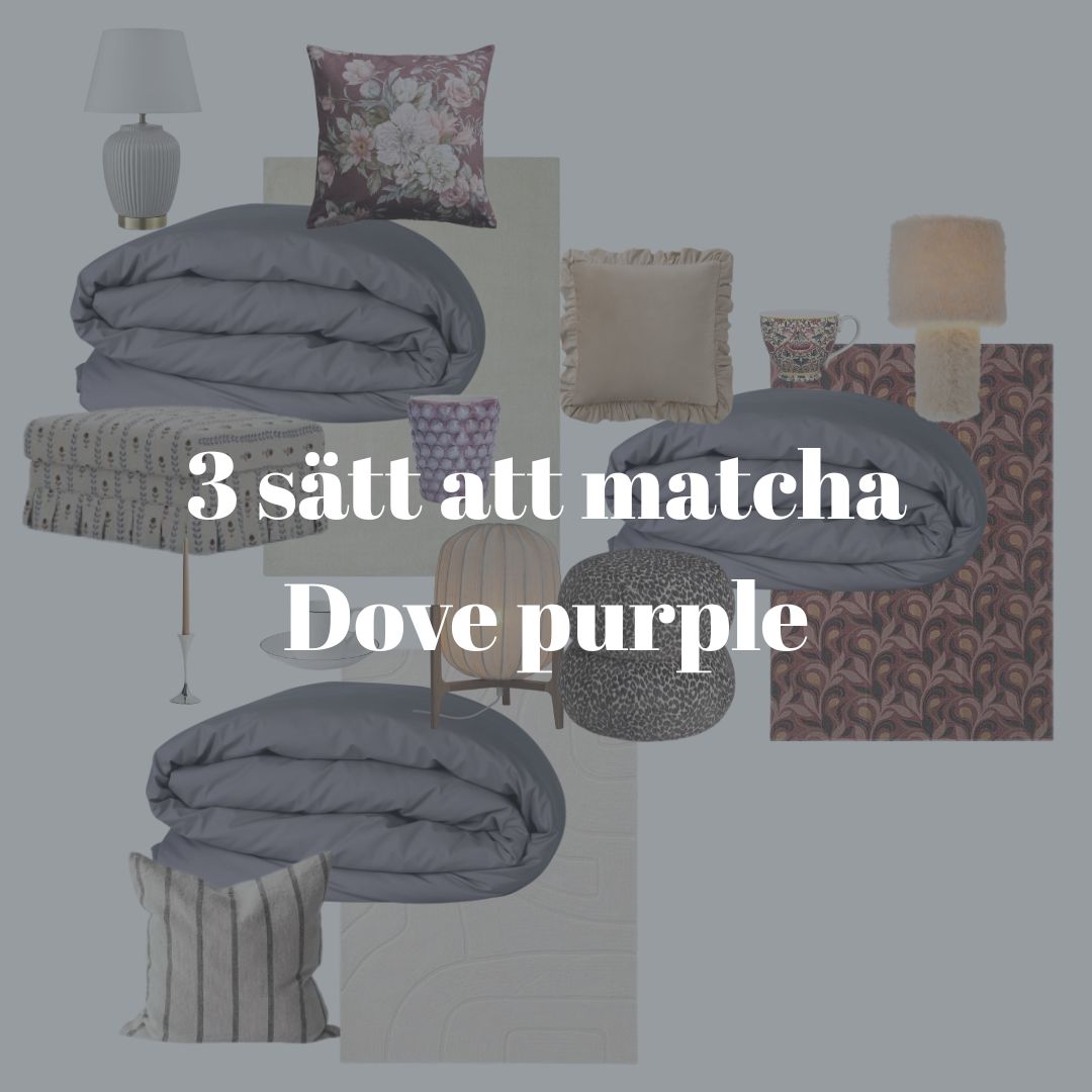 3 sätt att matcha Dove Purple