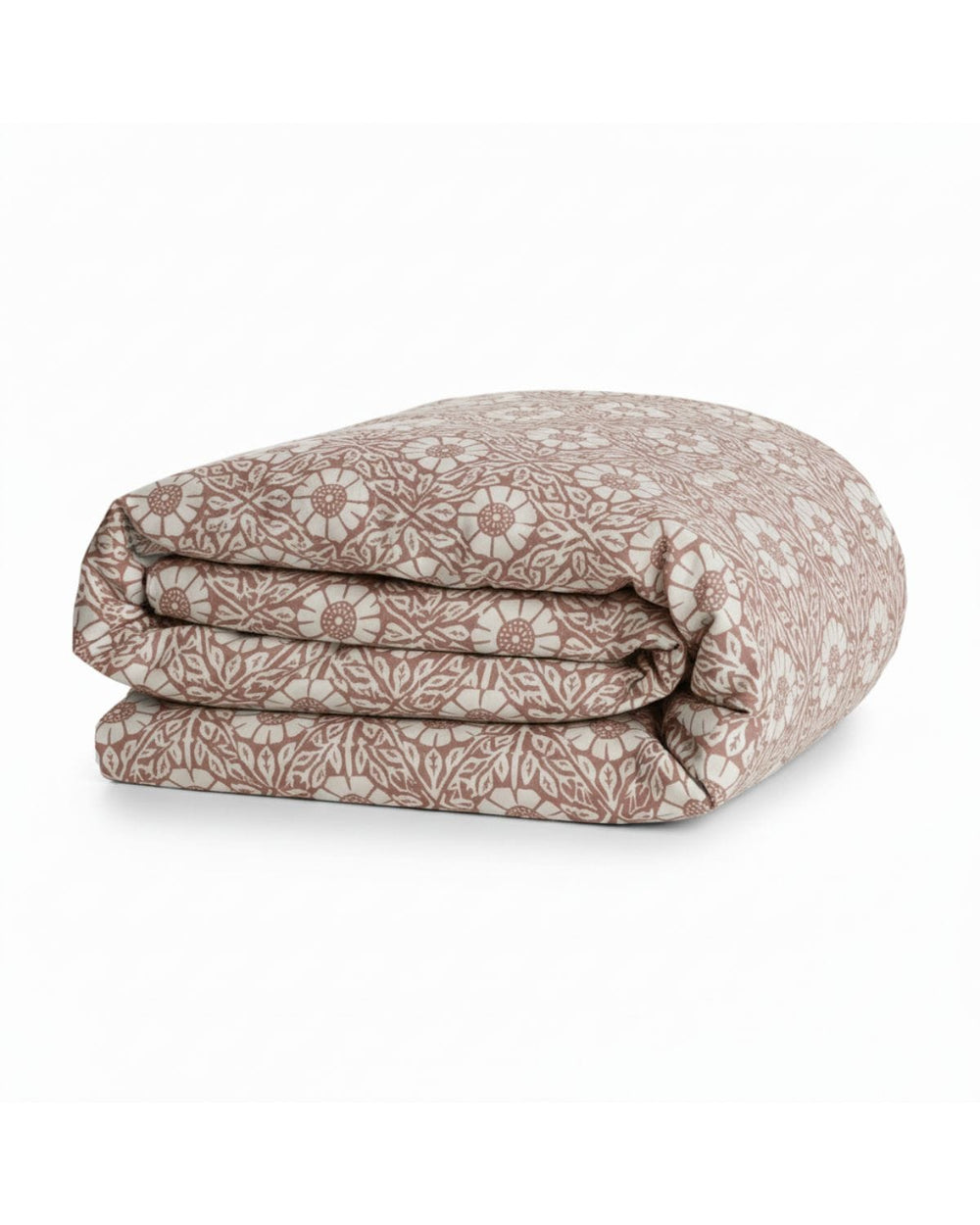Folkness double duvet and cover in one in nyponros red organic cotton collaboration with boråstapeter