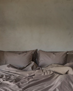 Folkness Sommartäcke Dubbel | Dark beige