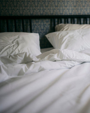 Dubbeltäcke & 2 Örngott | Cream white