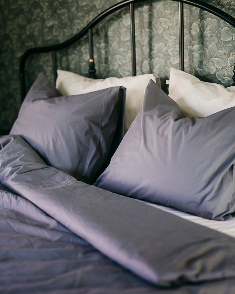 Dubbeltäcke & 2 Örngott | Dark grey