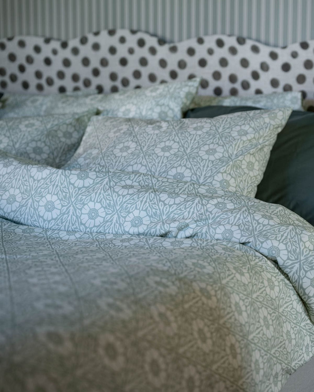 Dubbeltäcke & 2 örngott | Nyponros Green