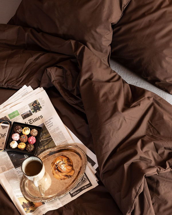 Folkness-täcke Outlet | Choco brown