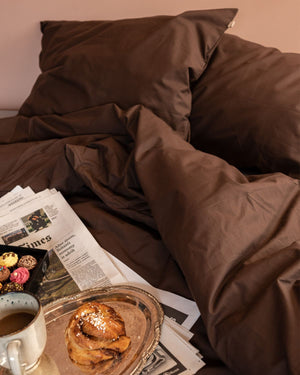 Folkness-täcke Outlet | Choco brown