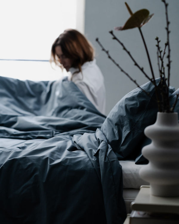 Folkness-täcke | Stormy blue