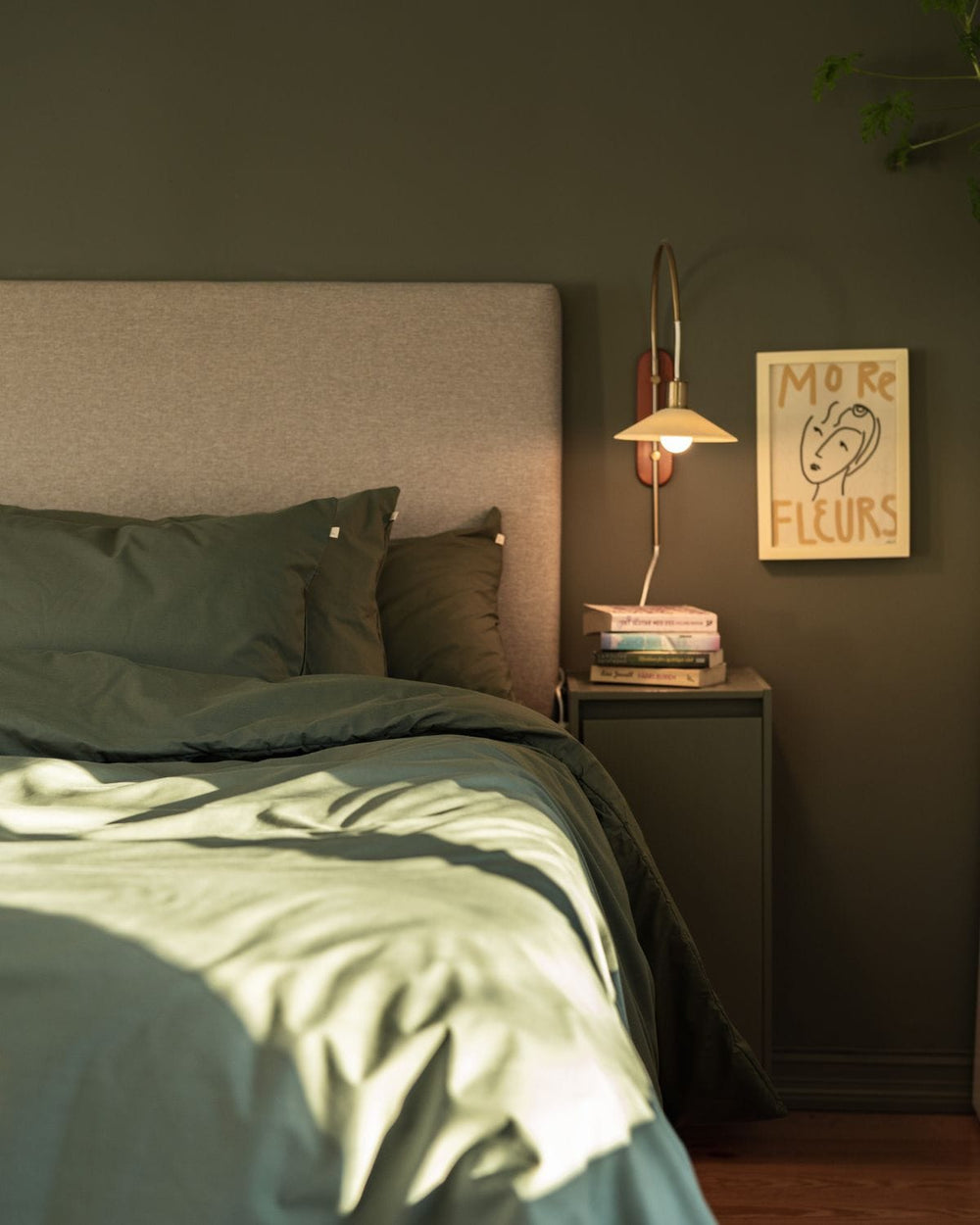 Folkness Sommartäcke | Thyme green