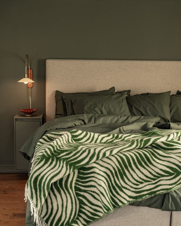 Folkness Sommartäcke Dubbel | Thyme green