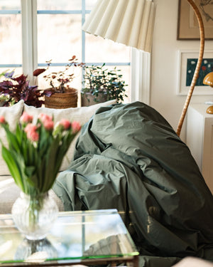 Folkness Sommartäcke | Thyme green