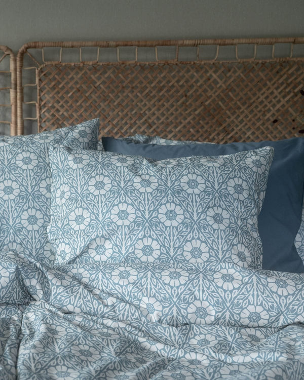 Folkness-täcke & 1 örngott | Nyponros Blue