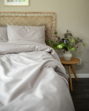 Dubbeltäcke & 2 örngott | Warm grey